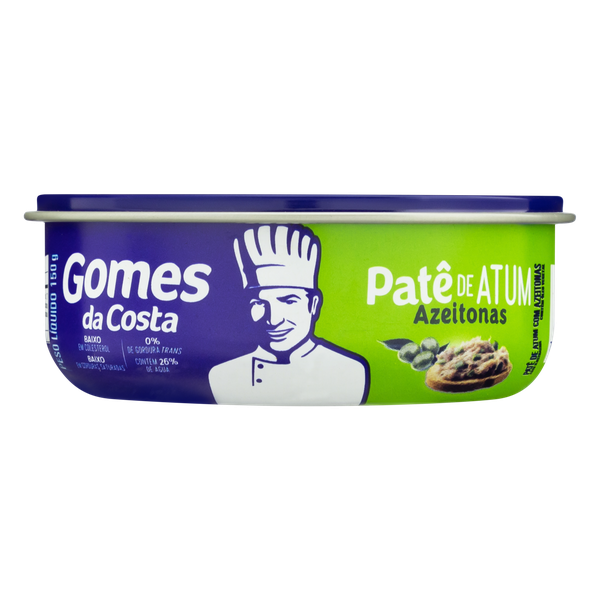 Patê Atum Gomes da Costa Azul Eitona 150g