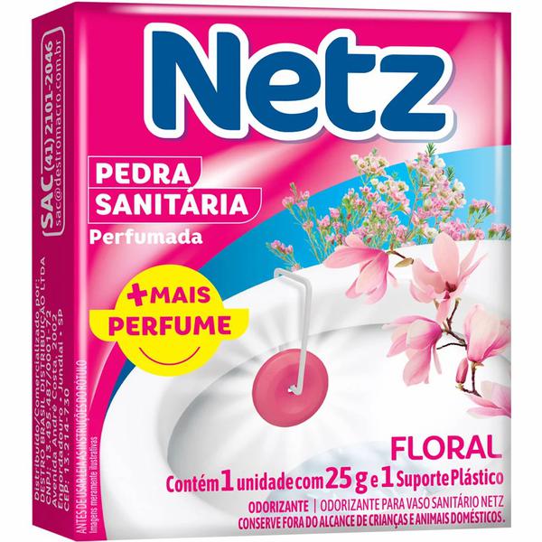 Pedra Sanitária Floral Netz 25g