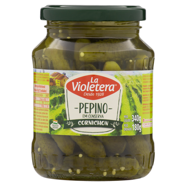 Pepino em Conserva Lá Violetera 180g