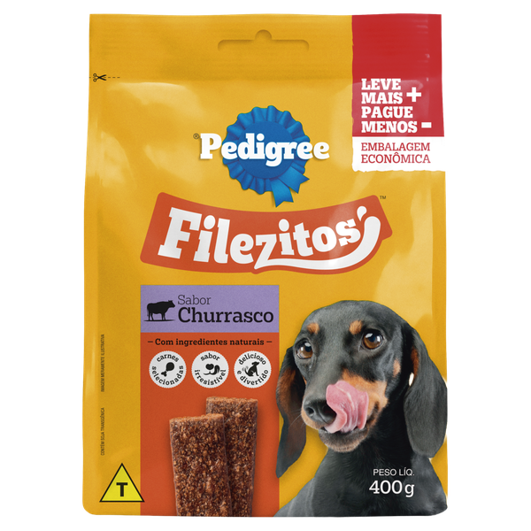 Filezitos Pedigree Adulto Churrasco 400g