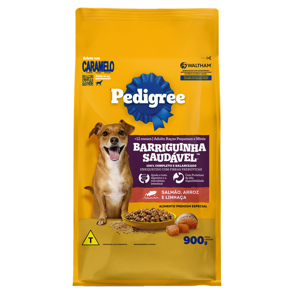 Ração Pedigree B Saud Salmão Arroz Lin 900g