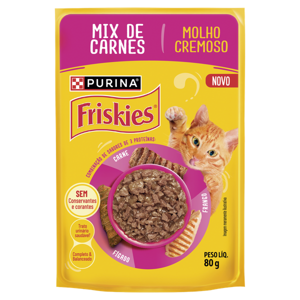 Alimento Úmido para Gatos Dog Chow Adulto Carne 80g