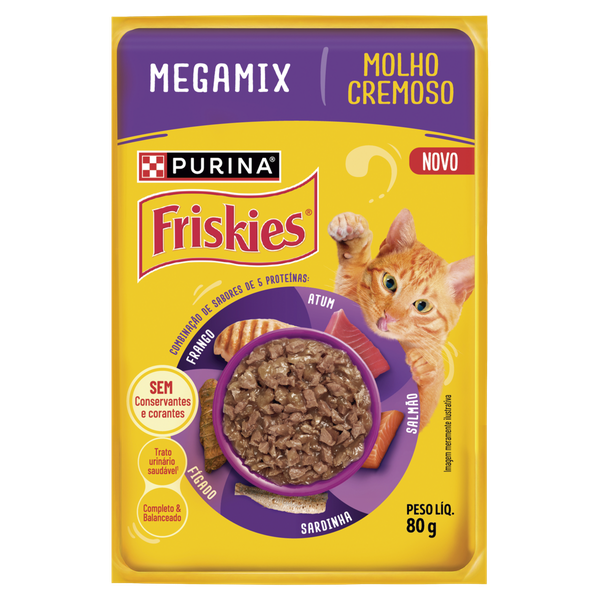 Alimento Úmido para Gatos Dog Chow Adulto Megamix 80g