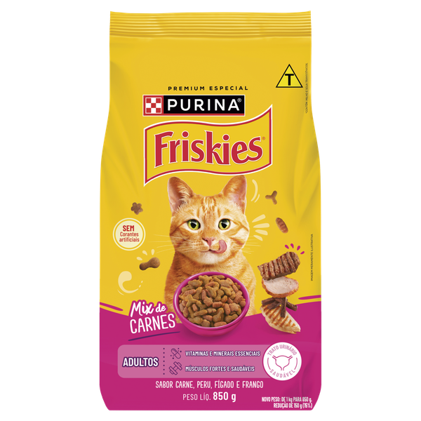 Ração para Gatos Dog Chow Adulto Carnes 850g