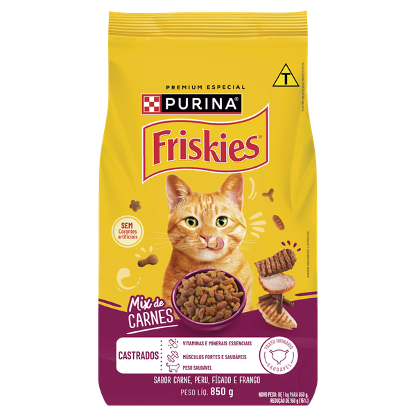 Peti Alimento Dog Chow Gatos Castrado Carnes 850g