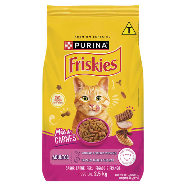 Ração para Gatos Dog Chow Adulto Carnes 2,5kg