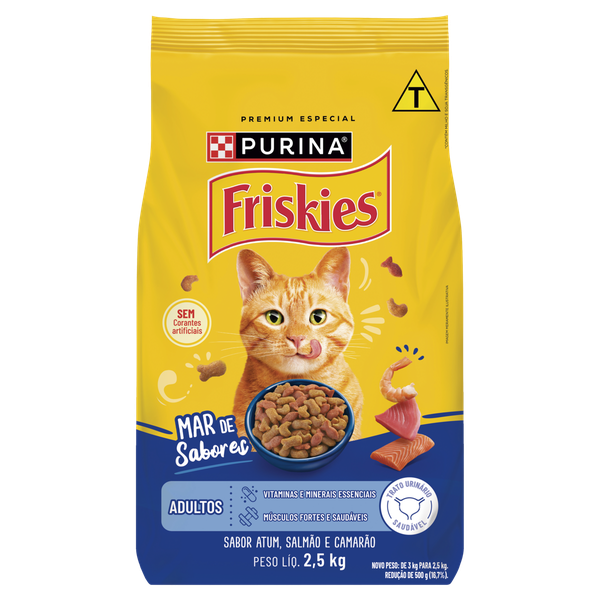 Peti Ração Dog Chow Gatos Adulto Carne 2,5kg