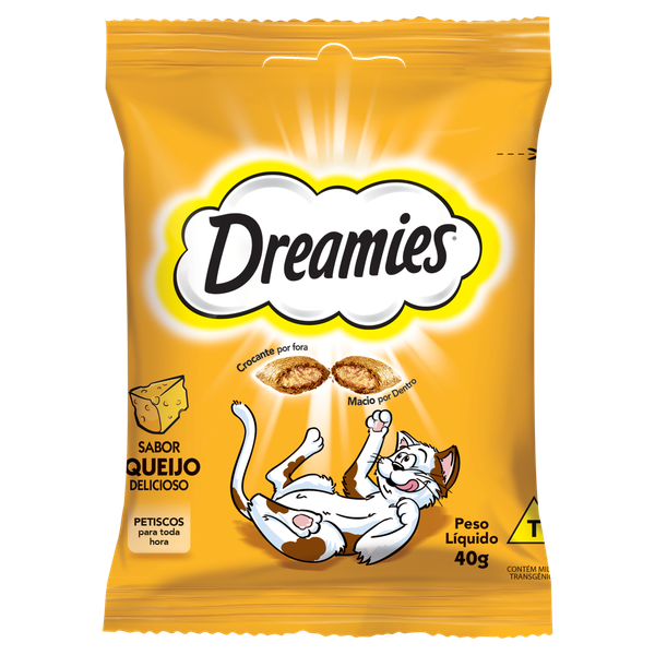 Petisco Dreamies Queijo 40g