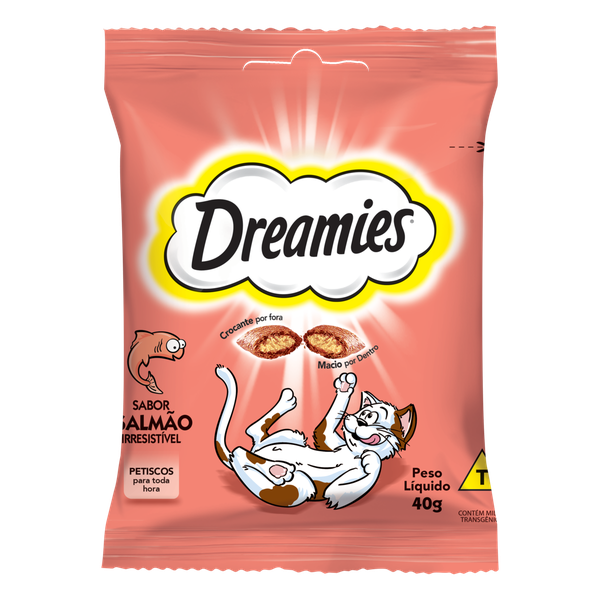 Petisco Dreamies Salmão 40g
