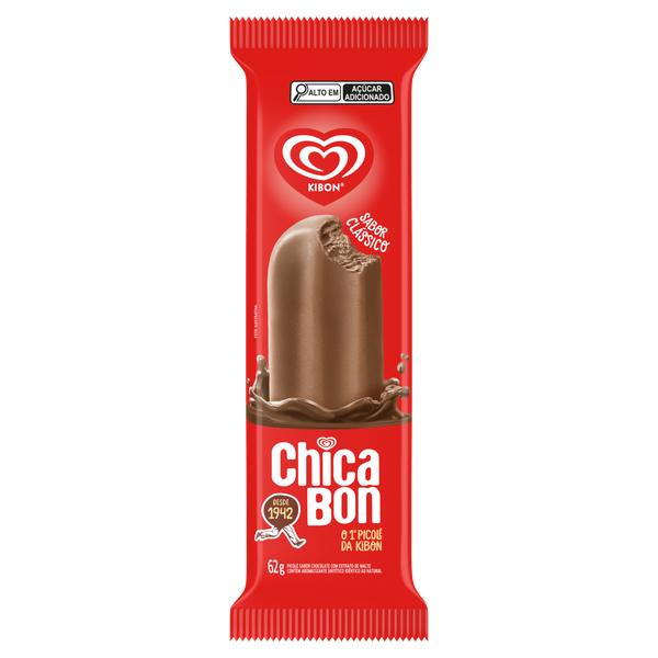 Picolé Kibon Chicabon Chocolate 62g