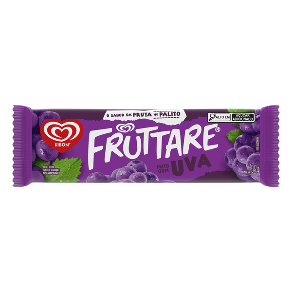 Picolé Kibon Fruttare Uva 58g