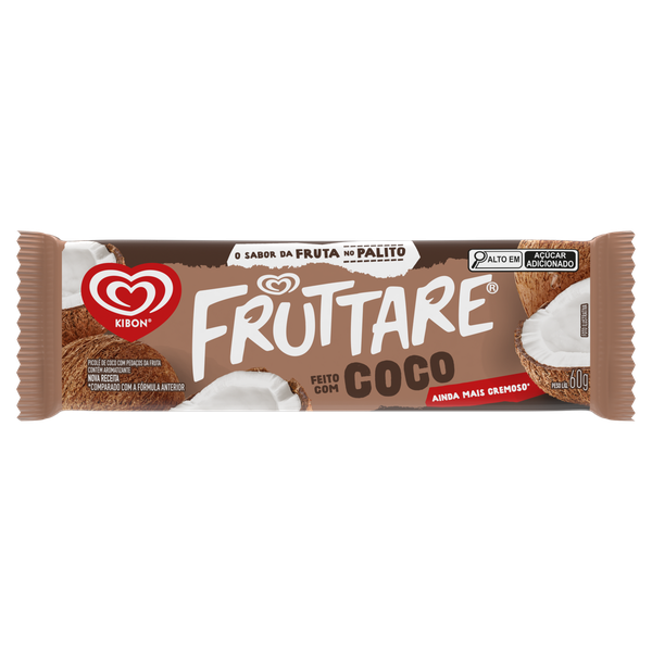 Picolé Kibon Fruttare Coco 60g