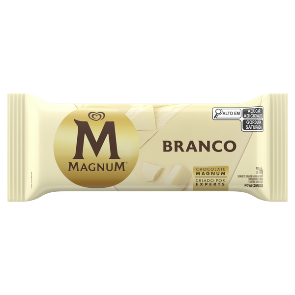 Picolé Kibon Magnum Branco 69g