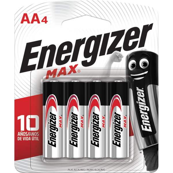 Pilha Pequena AA Energizer 4 Unidades