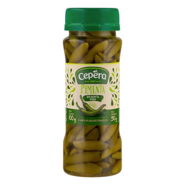 Pimenta Malagueta Cepêra Vidro 50g