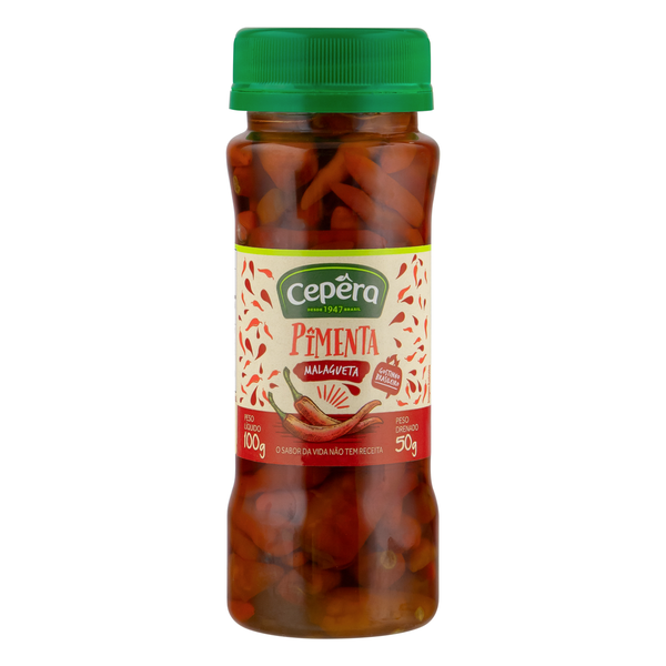 Pimenta Cepêra Malagueta Vermelho 50g