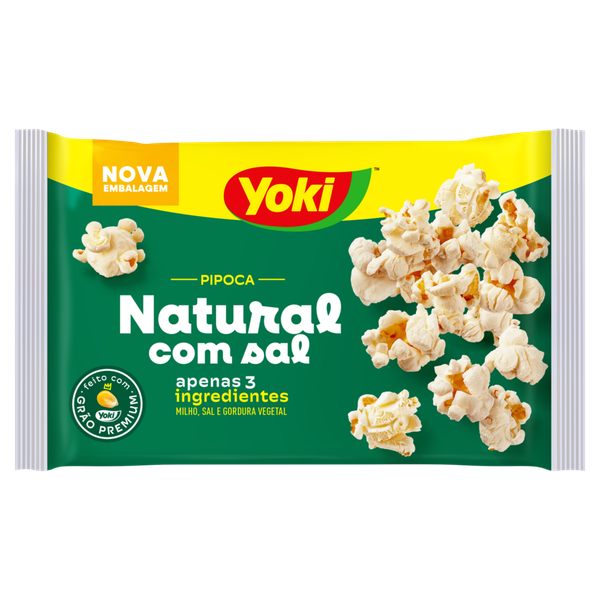 Pipoca para Micro-Ondas Yoki com Sal de Manteiga 100g