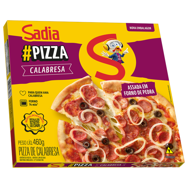 Pizza Sadia Calabresa 460g