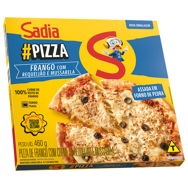Pizza Sadia Frango com Catupiry e Mussarela 460g