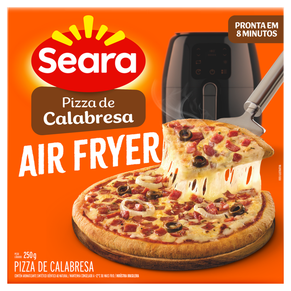Pizza Seara Air Fryer Calabresa 250g