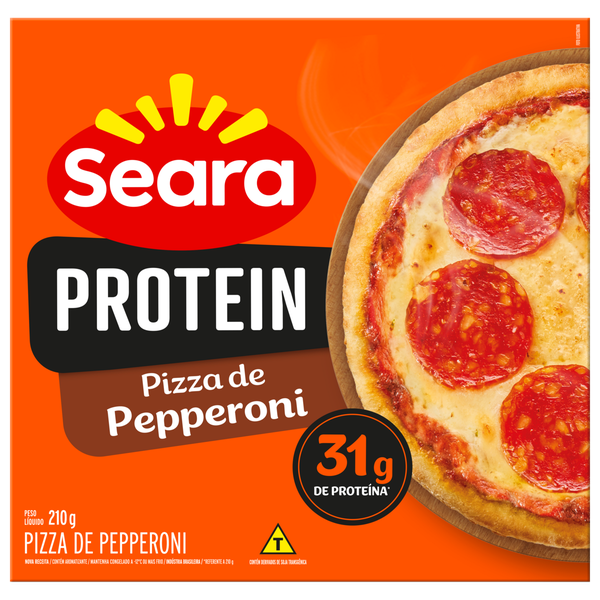 Pizza Seara Netflix Pepperoni 210g