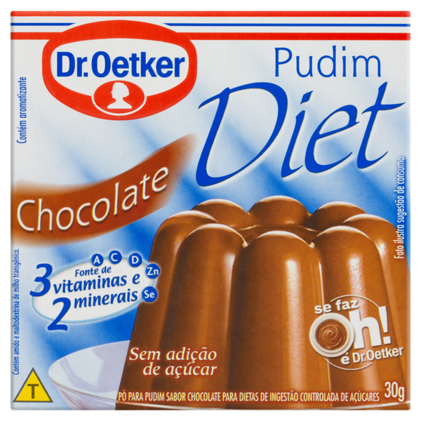 Pudim Dr Oetker Diet Chocolate 30g