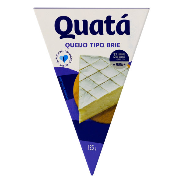 Queijo Brie Quatá Fracionado 125g