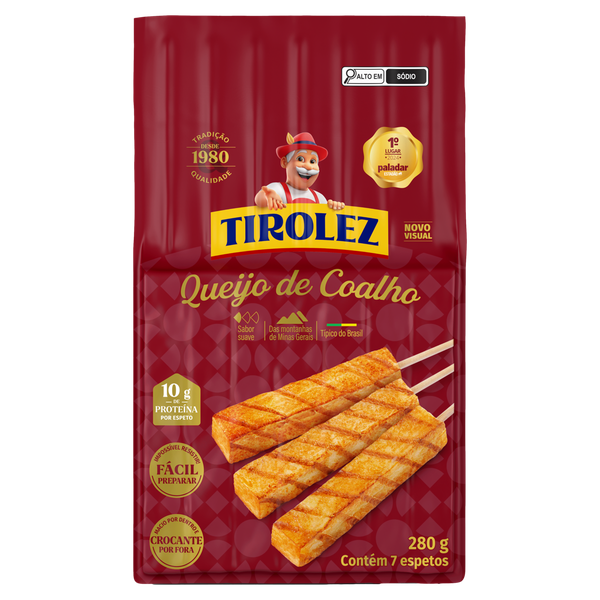 Queijo Coalho Tirolez Flow 280g