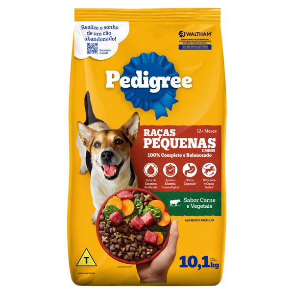 Ração Pedigree Ração Pequeno 10,1kg