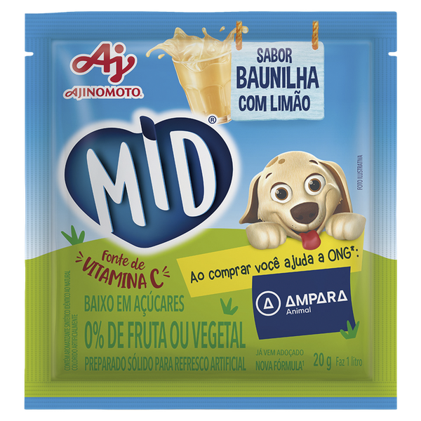 Refresco em Pó Mid Bna com Limão 20g