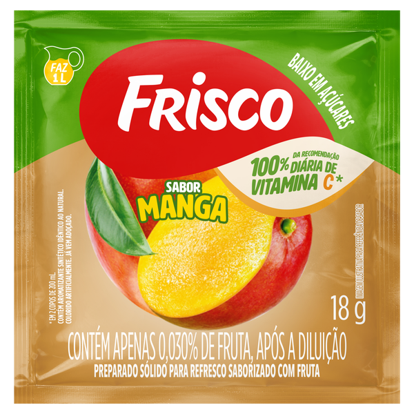 Refresco em Pó Frisco Manga 18g