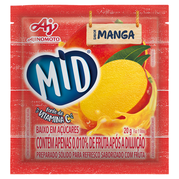 Refresco em Pó Mid Manga 20g