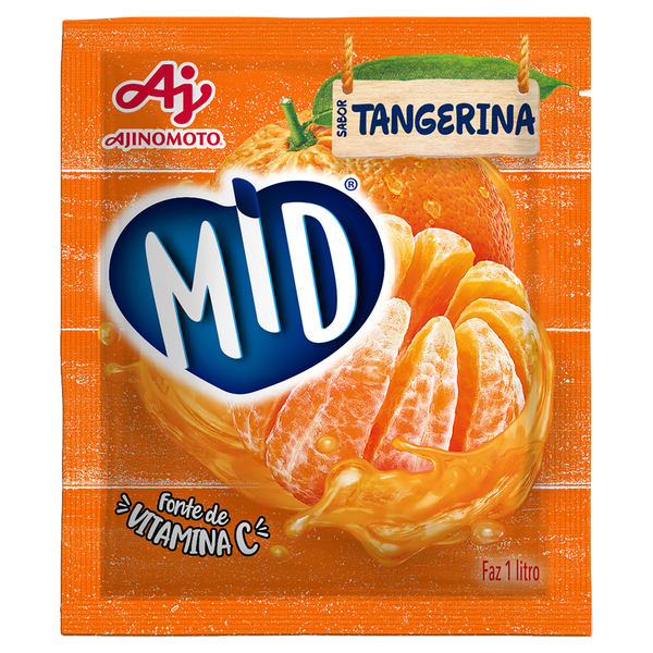 Refresco em Pó Mid Tangerina 20g