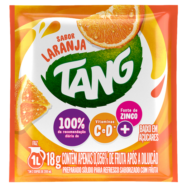 Refresco em Pó Tang Laranja 18g