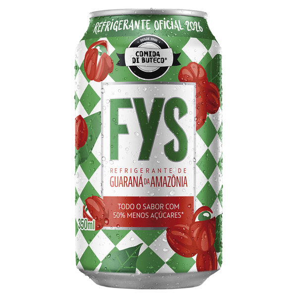 Refrigerante Fys Guaraná da Amazônia Lata 350ml