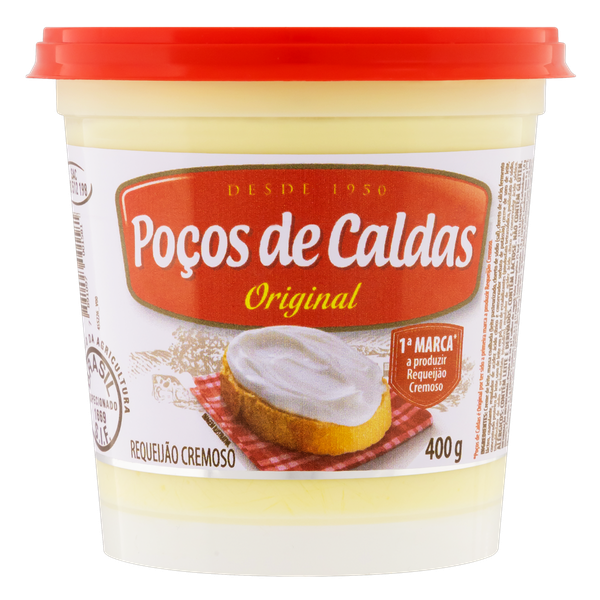 Requeijão Poços de Caldas Cremoso 400g