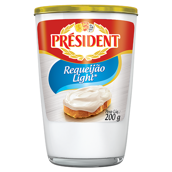 Requeijão Président Light Copo 200g