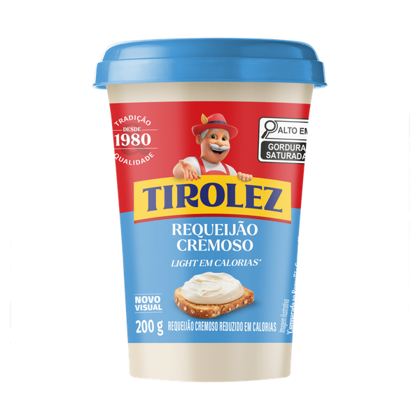 Requeijão Tirolez Cremoso Light 200g