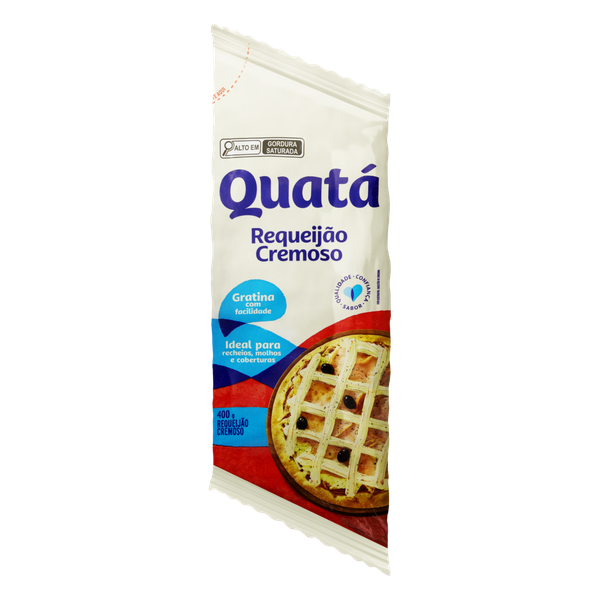 Requeijão Cremoso Quatá Bisnaga 400g