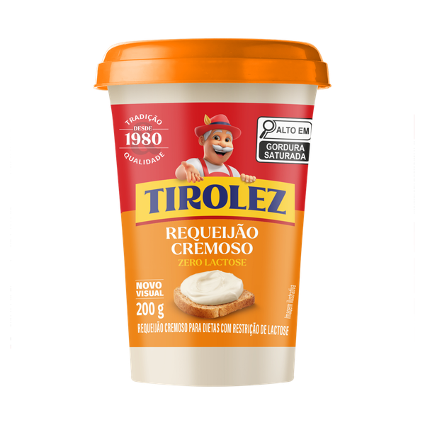 Requeijão Tirolez 0 Lactose Light 200g