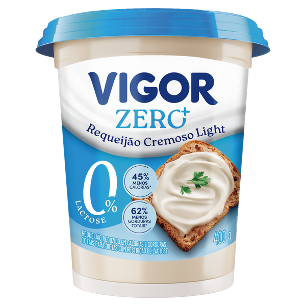 Requeijão Vigor Zero Lactose 400g