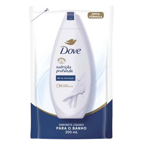 Sabonete Líquido Dove Refil Nut Profunda 200ml