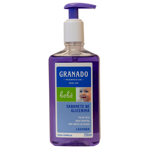 Sabonete Líquido Para Bebê Granado Glicerina Lavanda 250ml