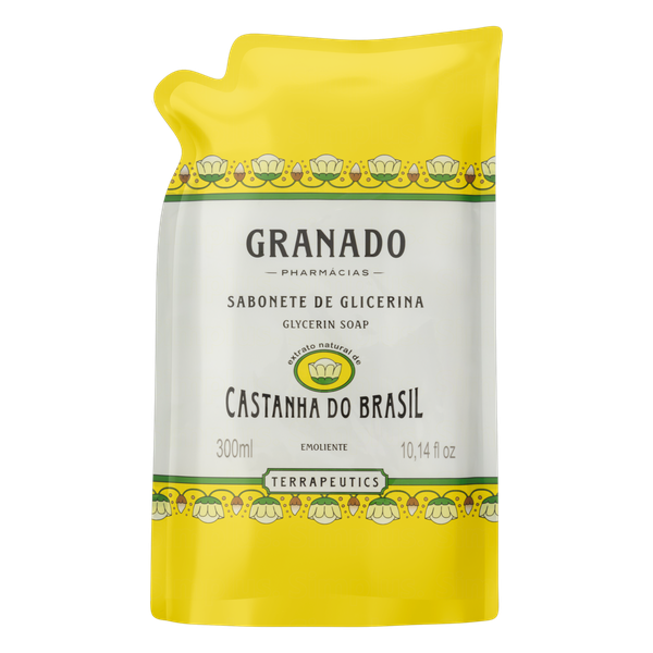 Sabonete Líquido Castanha-do-Brasil Granado Terrapeutics Sachê 300ml Refil