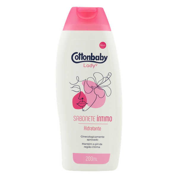 Sabonete Líquido Cottonbaby Lady Higiênico Íntimo 200ml