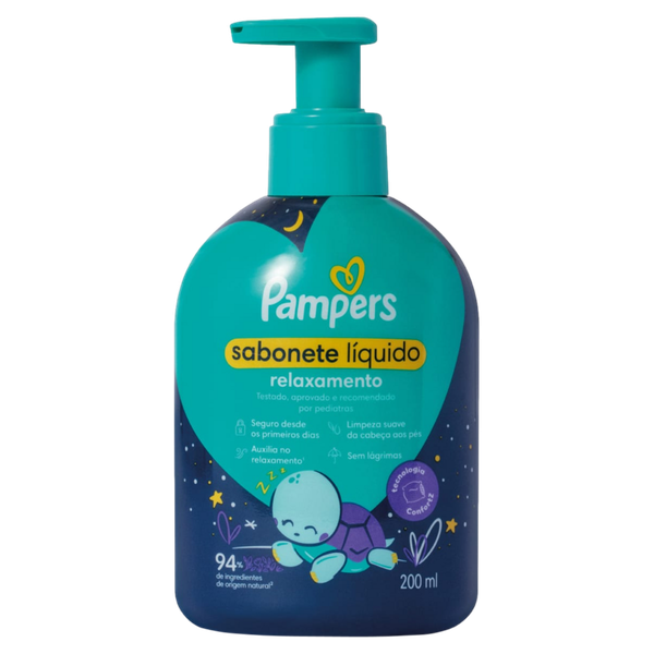 Sabonete Líquido Pampers Líquido Relaxamento 200ml