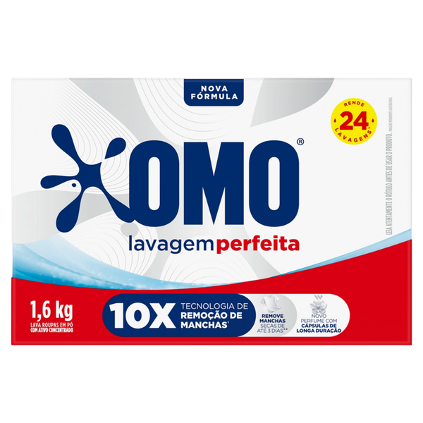 Detergente em Pó Omo Lavagem Perfeita 1,6kg