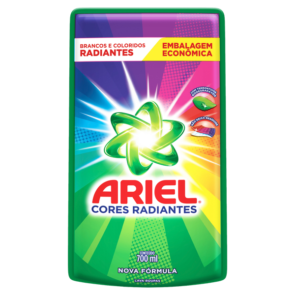 Lava Roupas Líquido Ariel Clássico Sachê 700ml