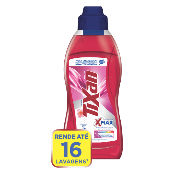 Lava Roupas Tixan Ypê Maciez Líquido 1L
