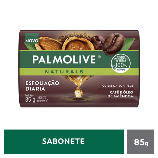 Sabonete Palmolive Palm Natural Café Óleo Amendoim 85g
